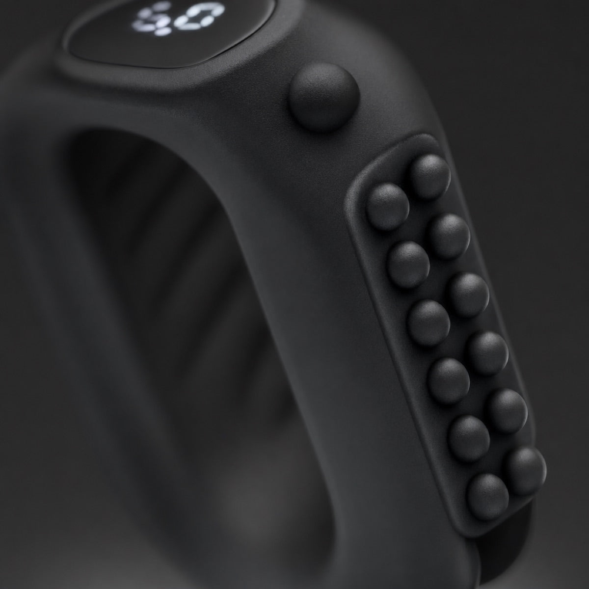 Myoloop worn on lower back